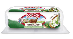 Image du produit : Unripened goat log Garlic and Herbs, 125g