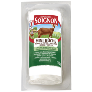 Image du produit : Unripened goat log Garlic and Herbs, 110g