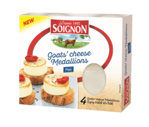 Image du produit : Goat cheese Medallions Plain, 4x25g