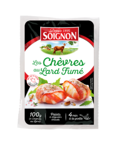 Image du produit : Goat cheese with bacon wrapped, 4x25g