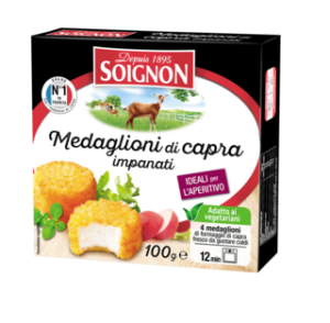 Image du produit : Medaglioni di capra impanati, 4x25g