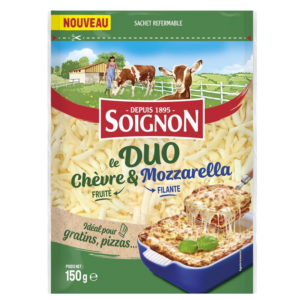 Image du produit : Shredded duo goat & mozzarella 150g
