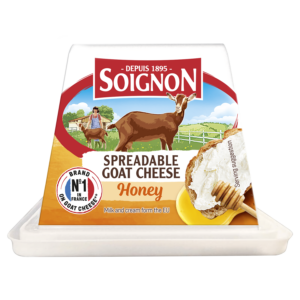 Image du produit : Spreadable goat cheese Pyramid Honey, 150g