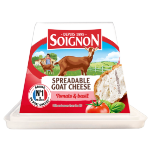 Image du produit : Spreadable goat cheese Pyramid Tomato and Basil, 150g